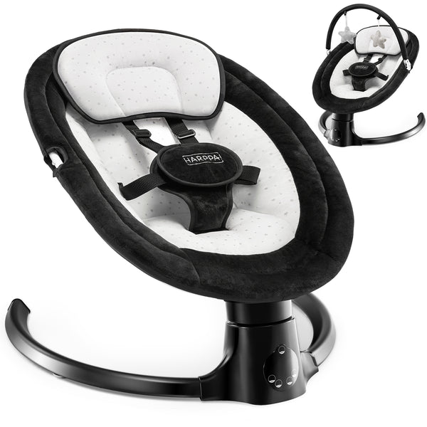 HARPPA Baby Swing for Infants with Remote Control, 5 Sway Speed, 10 Lullabies