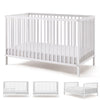 HARPPA 5-in-1 Convertible Baby Crib for Infant to Toddler