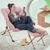 ARKANTOS Sacuer Chair,Soft Faux Fur Oversized Folding Accent Chair for Teens Adults