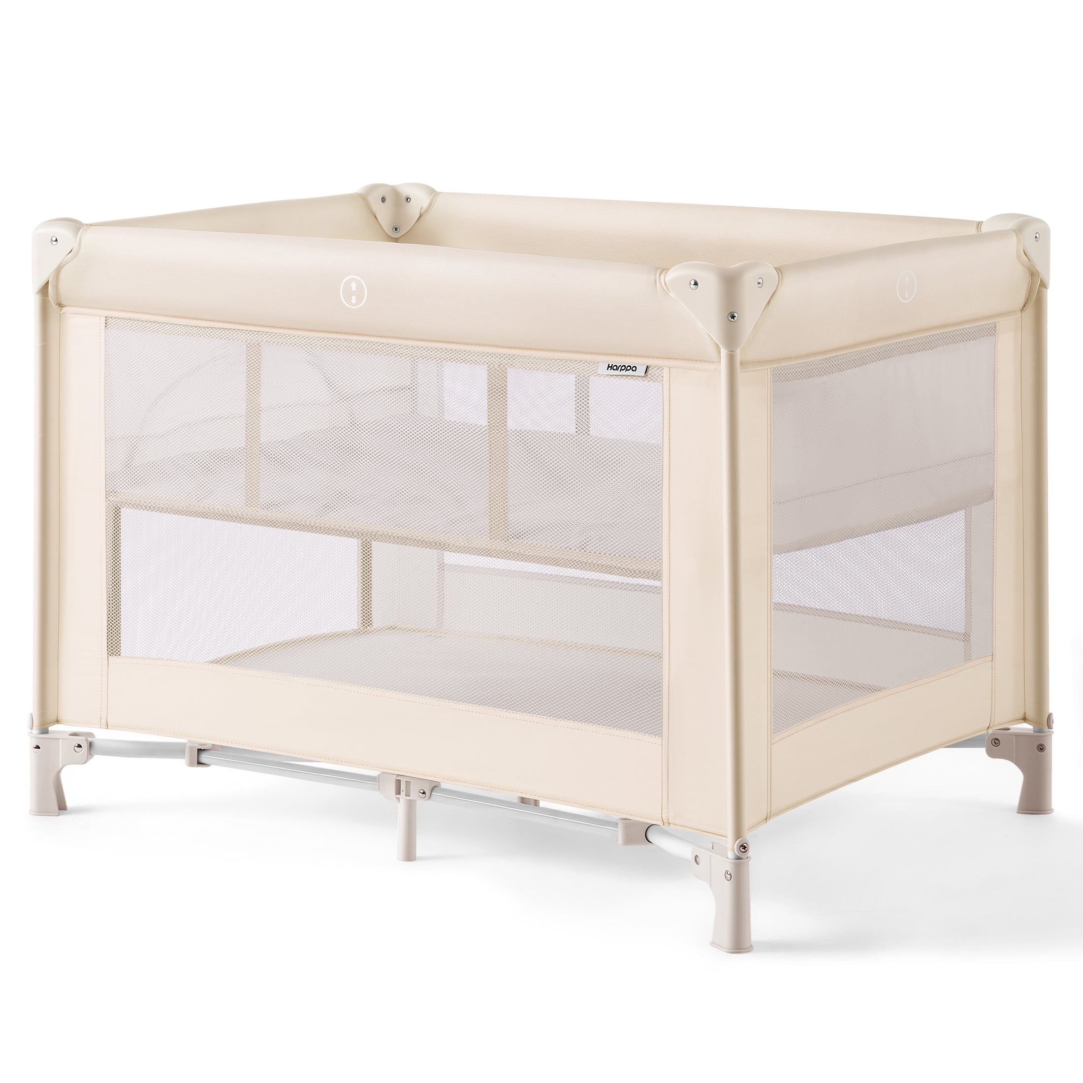 HARPPA Baby Playard with Bassinet,Pack and Play for Newborn,Portable Infant Playard