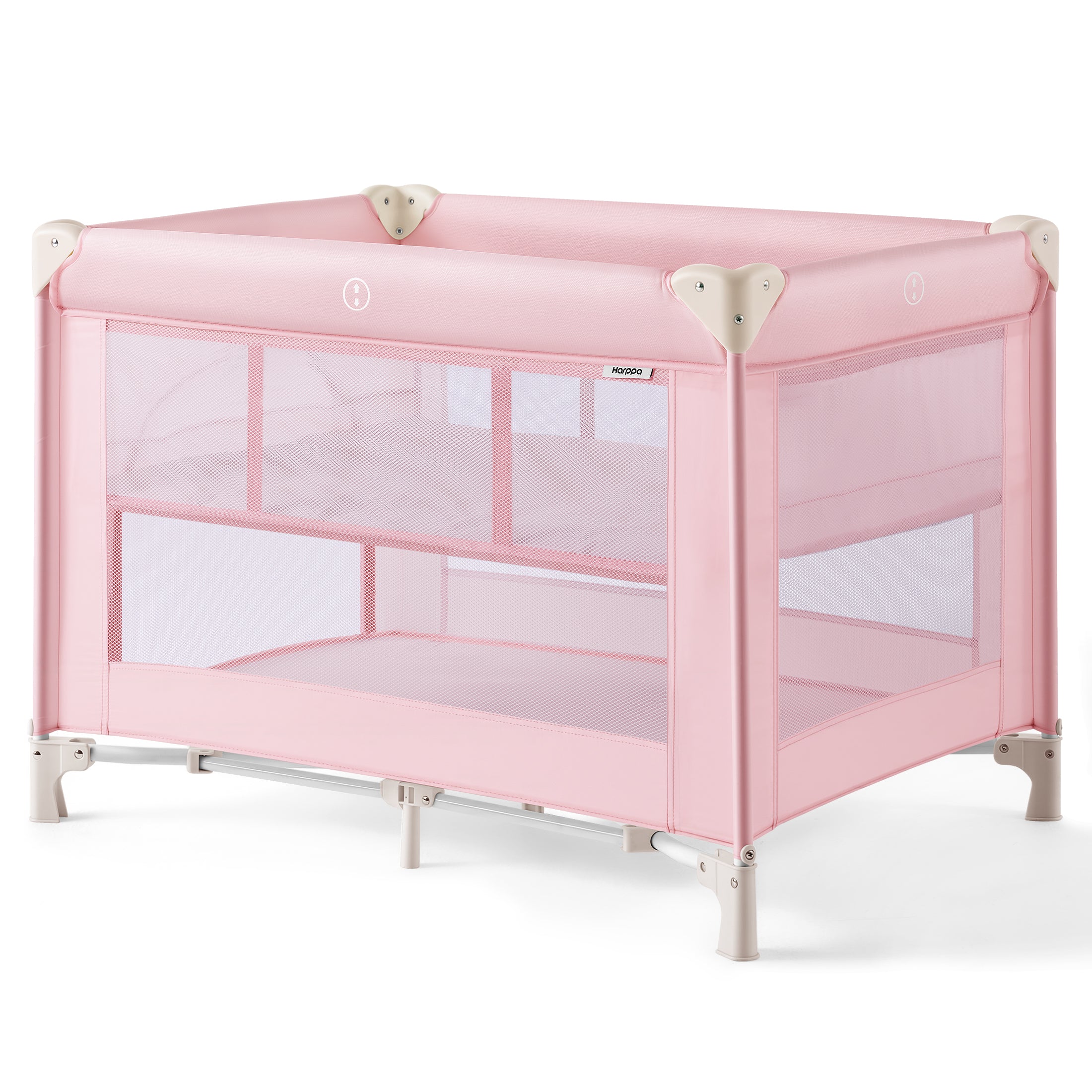 HARPPA Baby Playard with Bassinet,Pack and Play for Newborn,Portable Infant Playard