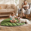 HARPPA Baby Activity Gym & Tummy Time Play Mat for 0-36 Months, with Hanging Toys, Infant Floor Playmat, Green