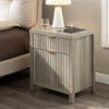 ARKANTOS 2 Drawer Nightstand with Charging Station