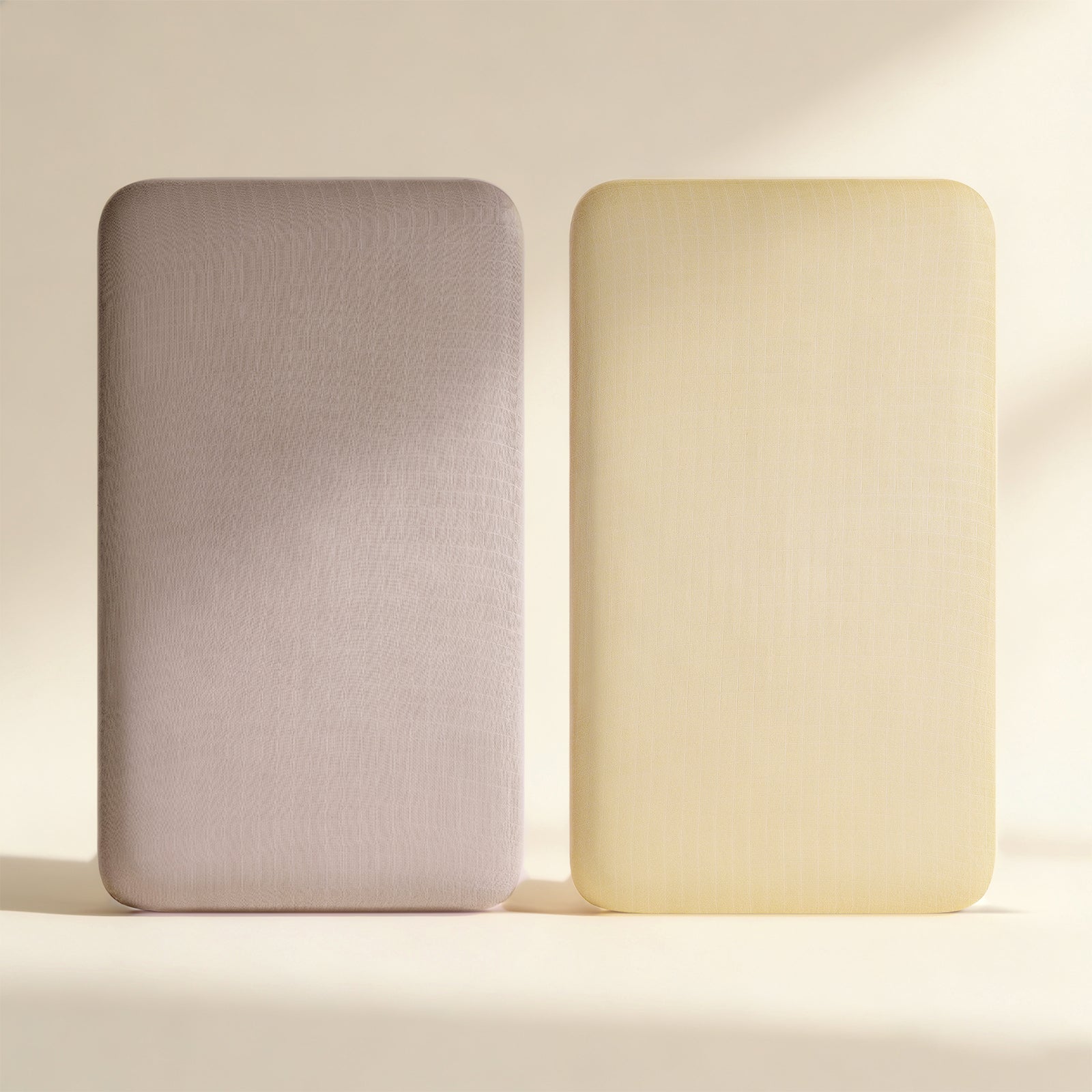 HARPPA Muslin Baby Bassinet Sheets 2 Pack, Breathable Bamboo Viscose Cotton, 32.68