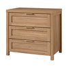 ARKANTOS Farmhouse Nightstand with 3 Drawers, Large Bedside Table Night Stand with Wood Handles, Wood Sofa Side End Table for Bedroom, Living Room