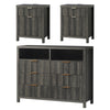 ARKANTOS 3-Piece Bedroom Set, Drawer Dresser Dresser & (2) 2-Drawer Nightstand