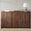 ARKANTOS  Cabinets Press Style Door  Cabinet with Wave Design and Adjustable Shelf Storage Cabinets With Doors and Shelves