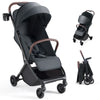 HARPPA Lightweight Baby Stroller for Toddlers, One-Hand Fold & Self-Standing, 15.4 lbs