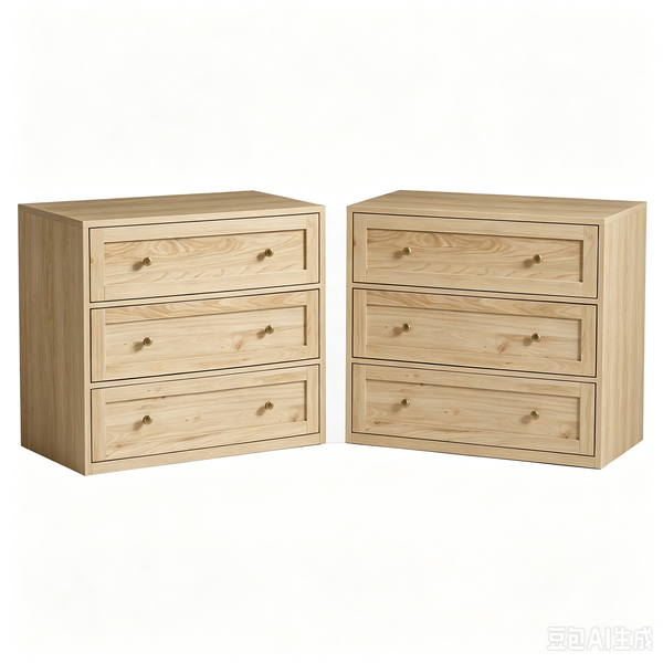 ARKANTOS Farmhouse Nightstand, Large Wooden Bedside Table Night Stand with 3 Drawers, Oversized Side End Table for Living Room, Bedroom, Sofa, Hallway