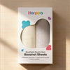 HARPPA Muslin Baby Bassinet Sheets 2 Pack, Breathable Bamboo Viscose Cotton, 32.68" x 18.9"
