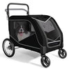 4 wheel large dog stroller