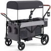 HARPPA Foldable Wagon Stroller for 2 Toddlers with Pull & Push Handle, Canopy, 32.9lbs