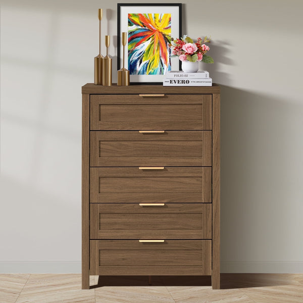 ARKANTOS Wooden  Drawer Dressers, Tall Chests of Drawers for Bedroom