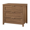 ARKANTOS Farmhouse Nightstand with 3 Drawers, Large Bedside Table Night Stand with Wood Handles, Wood Sofa Side End Table for Bedroom, Living Room