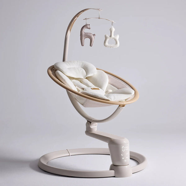 HARPPA Electric Baby Swing for Infants with Remote Control, 5 Speeds, 10 Melodies, Timer