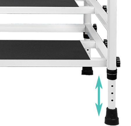 ARKANTOS Bed Step Stool with Adjustable Handrail and Sensor Light, Non-Slip, Holds up to 500lbs, Safety Bed Rail for Elderly, Pregnant, Handicapped