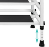 ARKANTOS Bed Step Stool with Adjustable Handrail and Sensor Light, Non-Slip, Holds up to 500lbs, Safety Bed Rail for Elderly, Pregnant, Handicapped