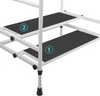 ARKANTOS Bed Step Stool with Adjustable Handrail and Sensor Light, Non-Slip, Holds up to 500lbs, Safety Bed Rail for Elderly, Pregnant, Handicapped