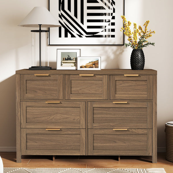 ARKANTOS Wooden  Drawer Dressers, Tall Chests of Drawers for Bedroom