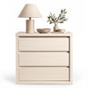 ARKANTOS Modern Nightstand with 3 Handleless Storage Drawers, Wooden Oversized Night stand Bedside Table for Bedroom, Sofa Couch, Living Room