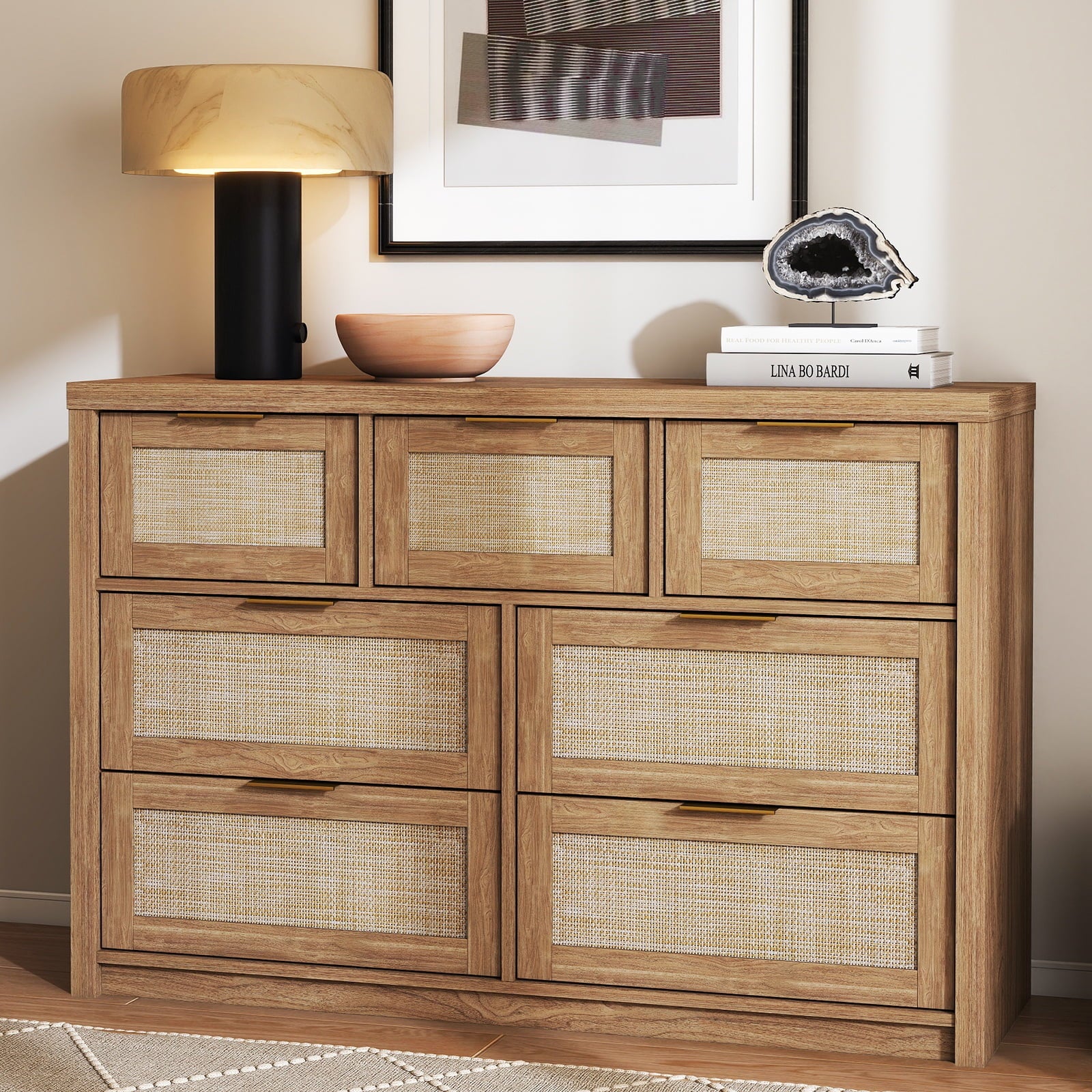 ARKANTOS Rattan Dresser