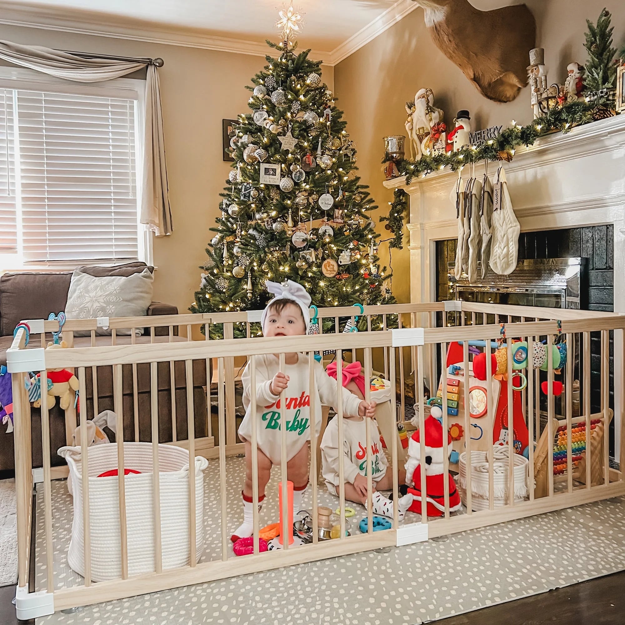 HARPPA Wooden Playpen