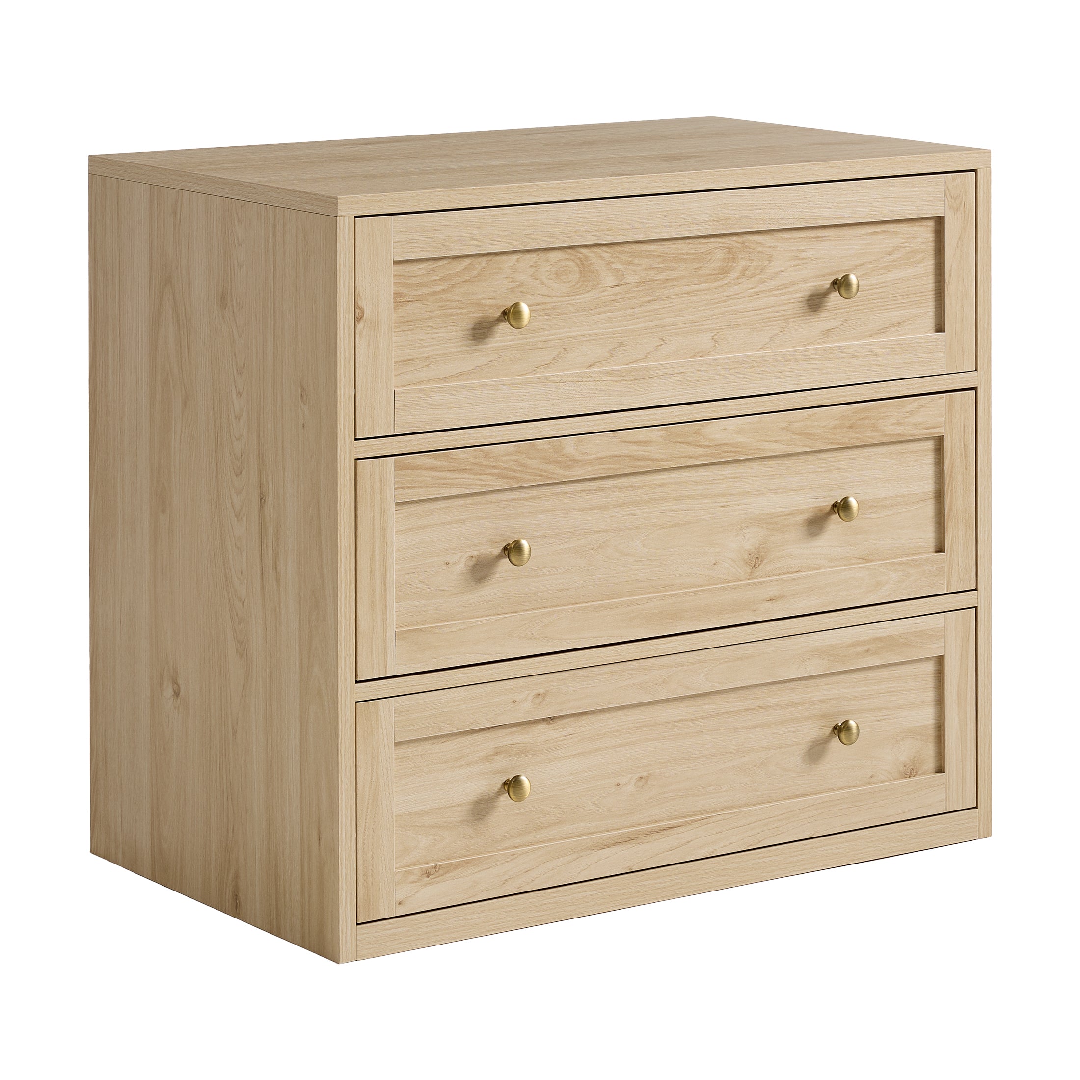 ARKANTOS Farmhouse Nightstand, Large Wooden Bedside Table Night Stand with 3 Drawers, Oversized Side End Table for Living Room, Bedroom, Sofa, Hallway