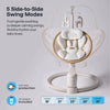 HARPPA Electric Baby Swing for Infants with Remote Control, 5 Speeds, 10 Melodies, Timer