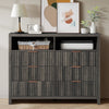ARKANTOS Fluted  Drawer Dressers for Bedroom