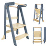 HARPPA Foldable Toddler Kitchen Tower, Standing Tower for Kids Age 1.5-6 Years