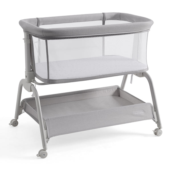 HARPPA Baby Bassinet Bedside Sleeper, 6 Height Adjustable Baby Bassinet for Infants