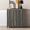 ARKANTOS Sideboard Buffet Cabinet with Fluted Panel Doors and Shelves