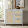 ARKANTOS Sideboards and Buffets, Boho Storage Cabinets with Rattan Doors and Drawers