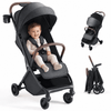 HARPPA Lightweight Baby Stroller for Toddlers, One-Hand Fold & Self-Standing, 15.4 lbs