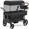 HARPPA Foldable Wagon Stroller for 2 Toddlers with Pull & Push Handle, Canopy, 32.9lbs