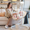 HARPPA Electric Baby Swing for Infants with Remote Control, 5 Speeds, 10 Melodies, Timer
