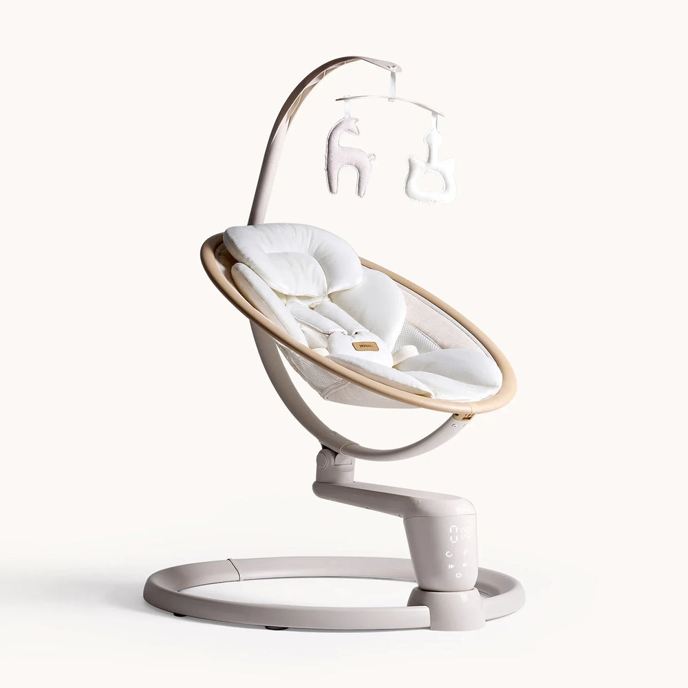HARPPA Electric Baby Swing for Infants with Remote Control, 5 Speeds, 10 Melodies, Timer