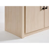 ARKANTOS Buffet Cabinet with Storage, Coffee Bar Cabinet with 2 Doors and Adjustable Shelf, Modern Farmhouse Kitchen Buffet Sideboard for Living Room, Kitchen, Beige