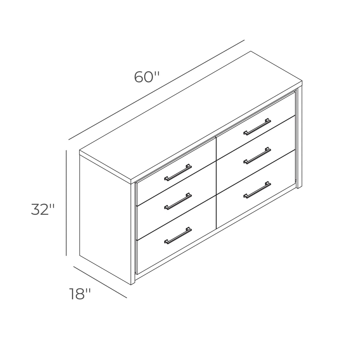 ARKANTOS Dresser for Bedroom, 6 Drawer Double Dresser, Modern Chest of Drawers with Deep Drawers, Wooden TV Stand for Living Room, Hallway, Light Oak