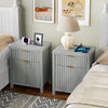ARKANTOS 2 Drawer Nightstand with Charging Station