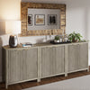 ARKANTOS Sideboard Buffet Cabinet with Fluted Panel Doors and Shelves