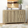 ARKANTOS Sideboards and Buffets, Modern Farmhouse Storage Cabinet with Drawers