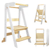 HARPPA Foldable Toddler Kitchen Tower, Standing Tower for Kids Age 1.5-6 Years