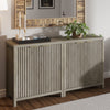 ARKANTOS Sideboard Buffet Cabinet with Fluted Panel Doors and Shelves