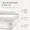 HARPPA Baby Bassinet Bedside Sleeper with Rocking Mode, 5 Adjustable Heights, Washable Mattress and Breathable Mesh